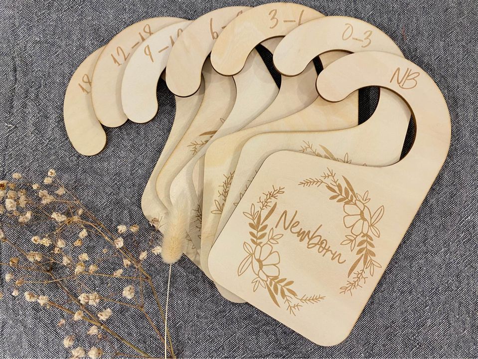 Floral Wooden clothing dividers