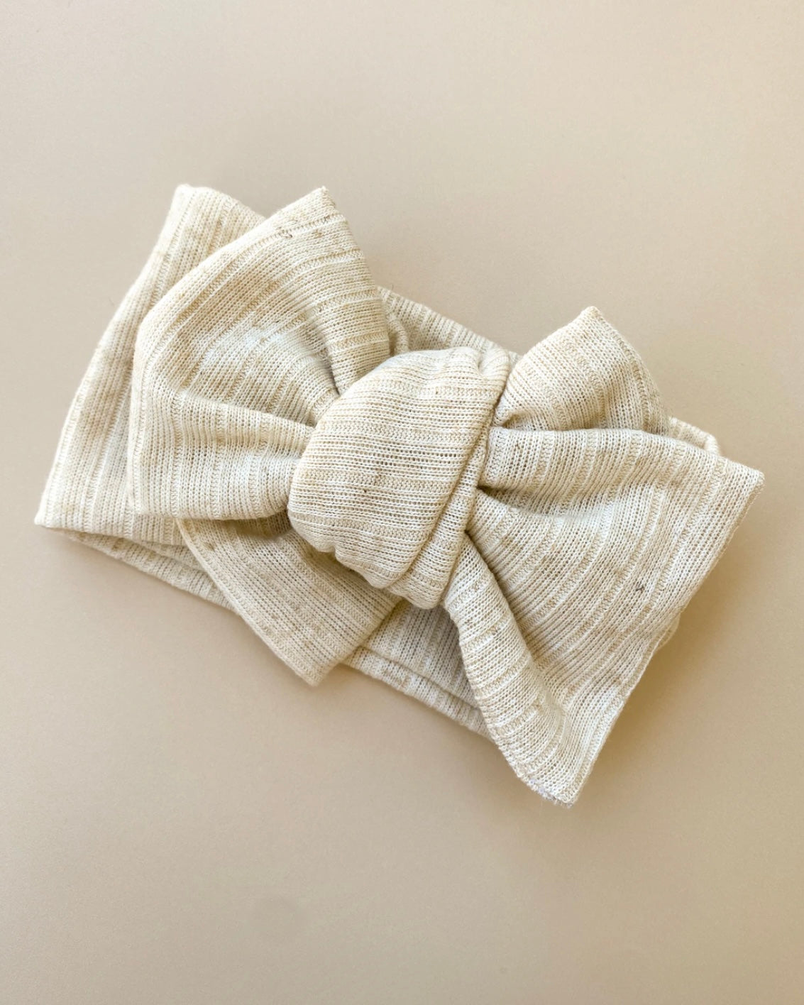 Marli Rib Topknot - Oat