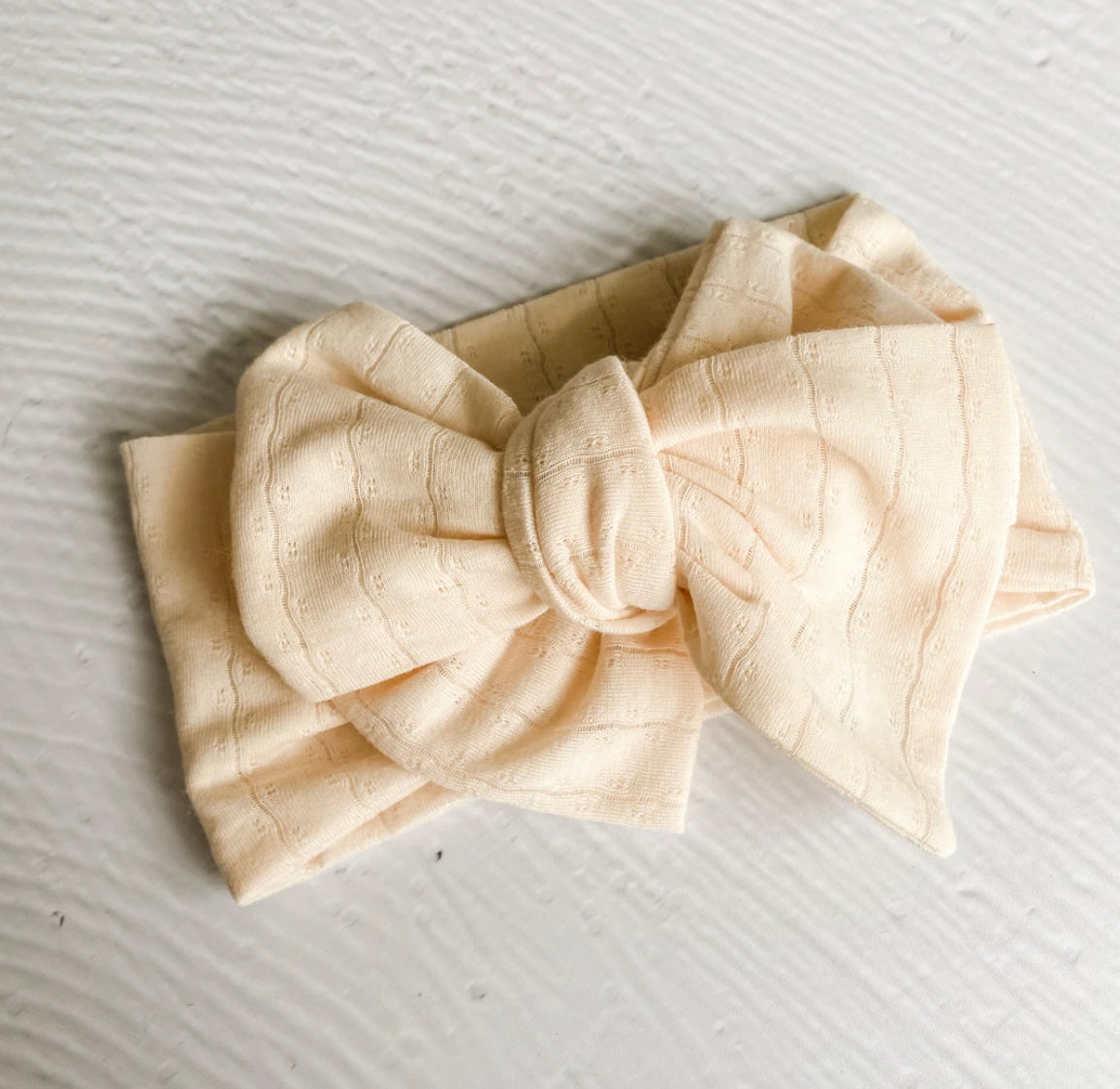 Charlie Oversized Topknot - Cream