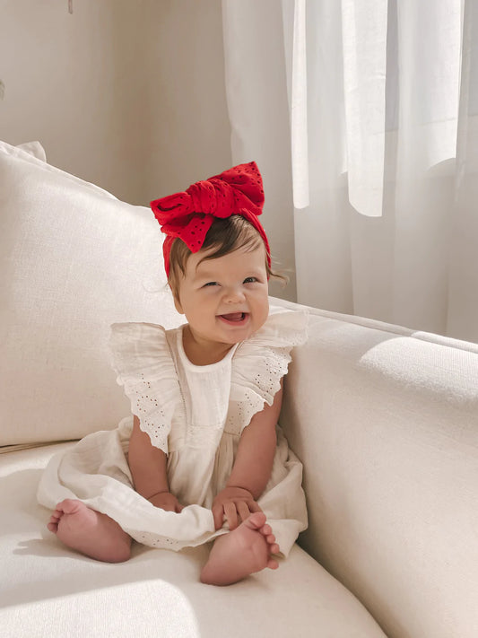 Bambi Eyelet Oversized Topknot - Rudolf