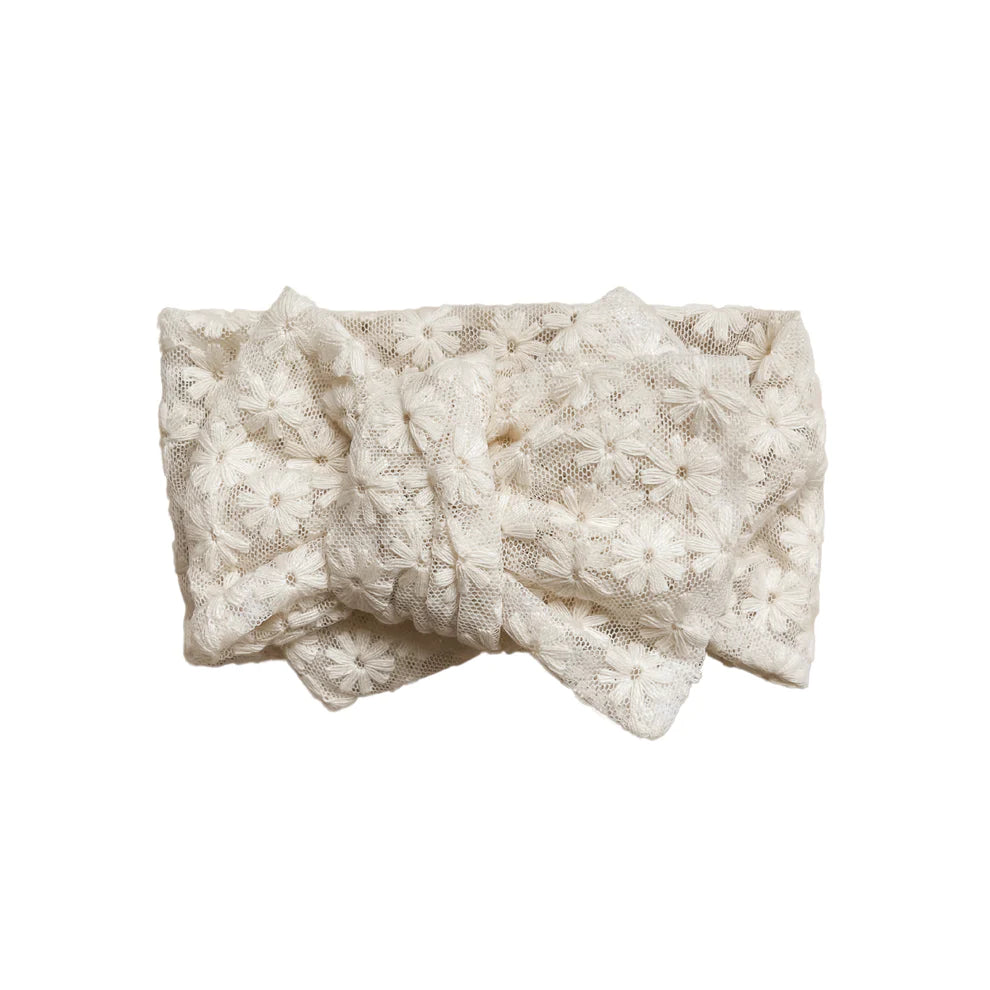Daisy Lace Oversized Topknot