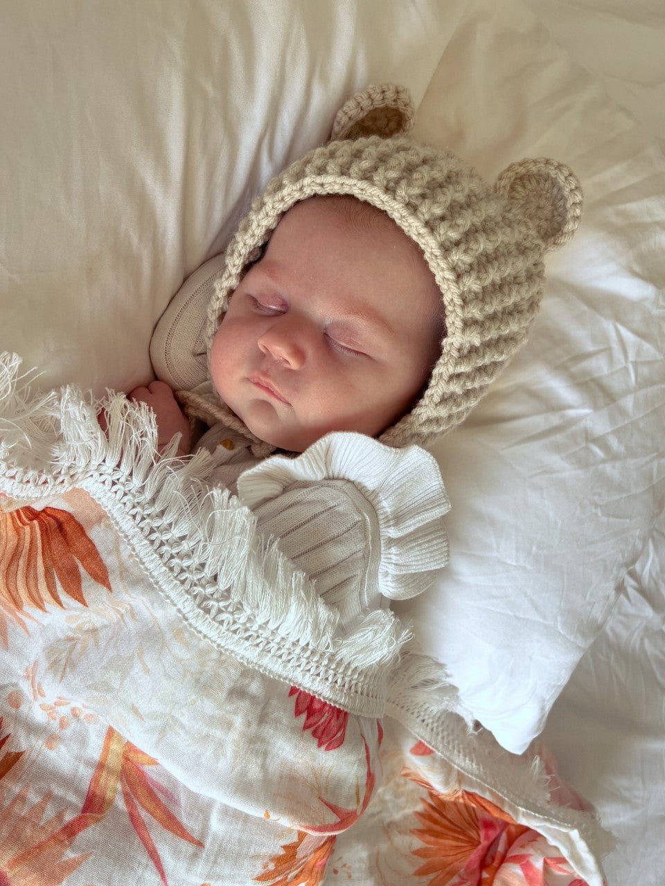 Lotus Fringe Swaddle