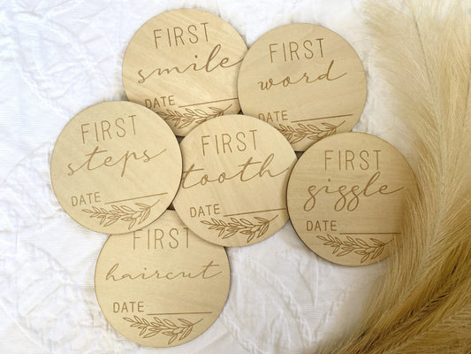'My First' Milestone Discs