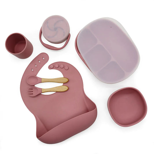 Love Wyld Feeding Set - Dark Rose