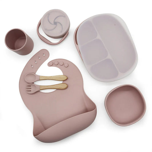Love Wyld Feeding Set - Rose
