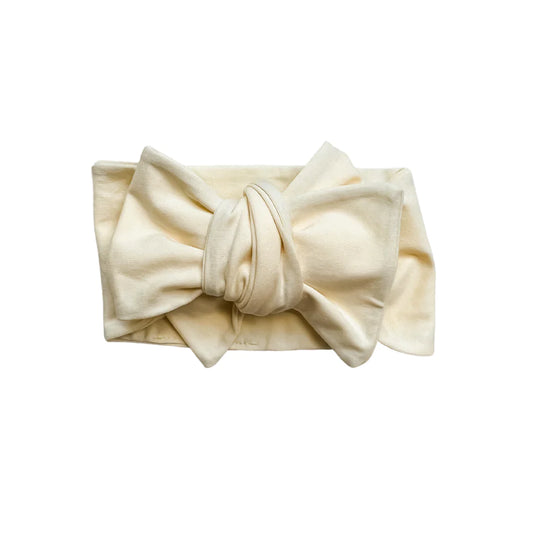Juniper Oversized Topknot | Pastel Lemon