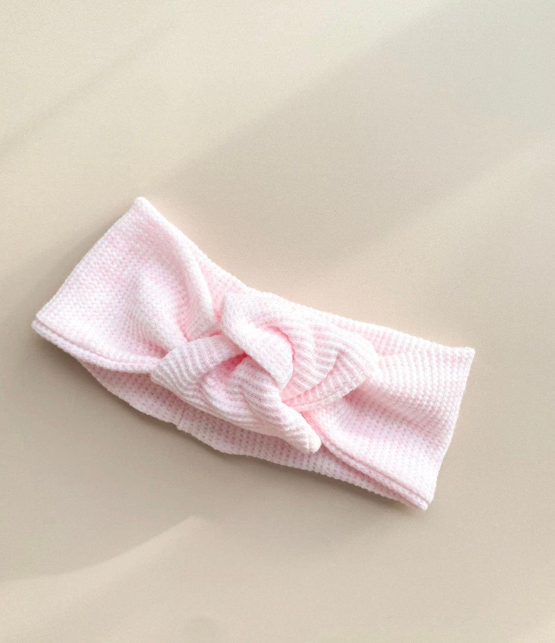 Bowie knot headband - pink