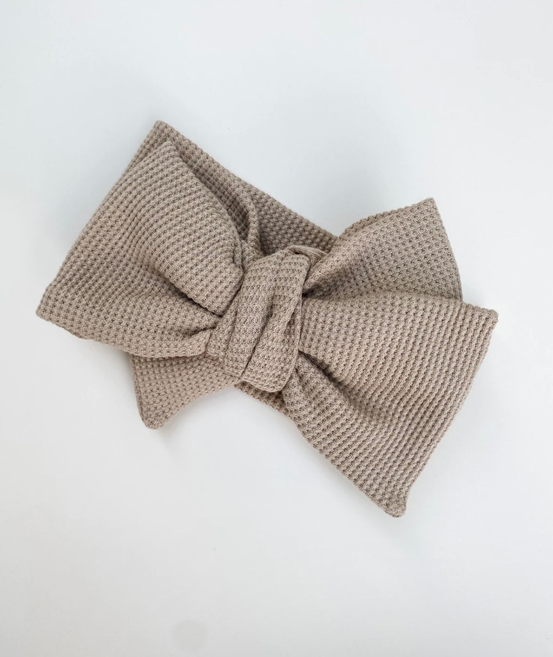 Bowie Waffle Oversized Topknot - Bone