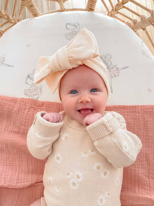 Rose Fringe Swaddle
