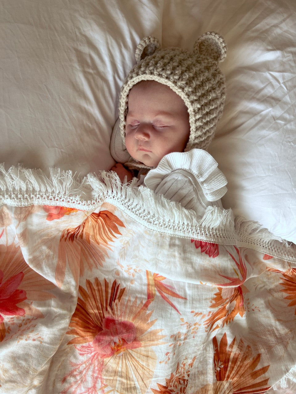 Lotus Fringe Swaddle