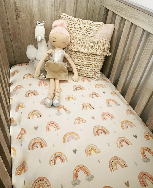 Over the rainbow | Cot sheet