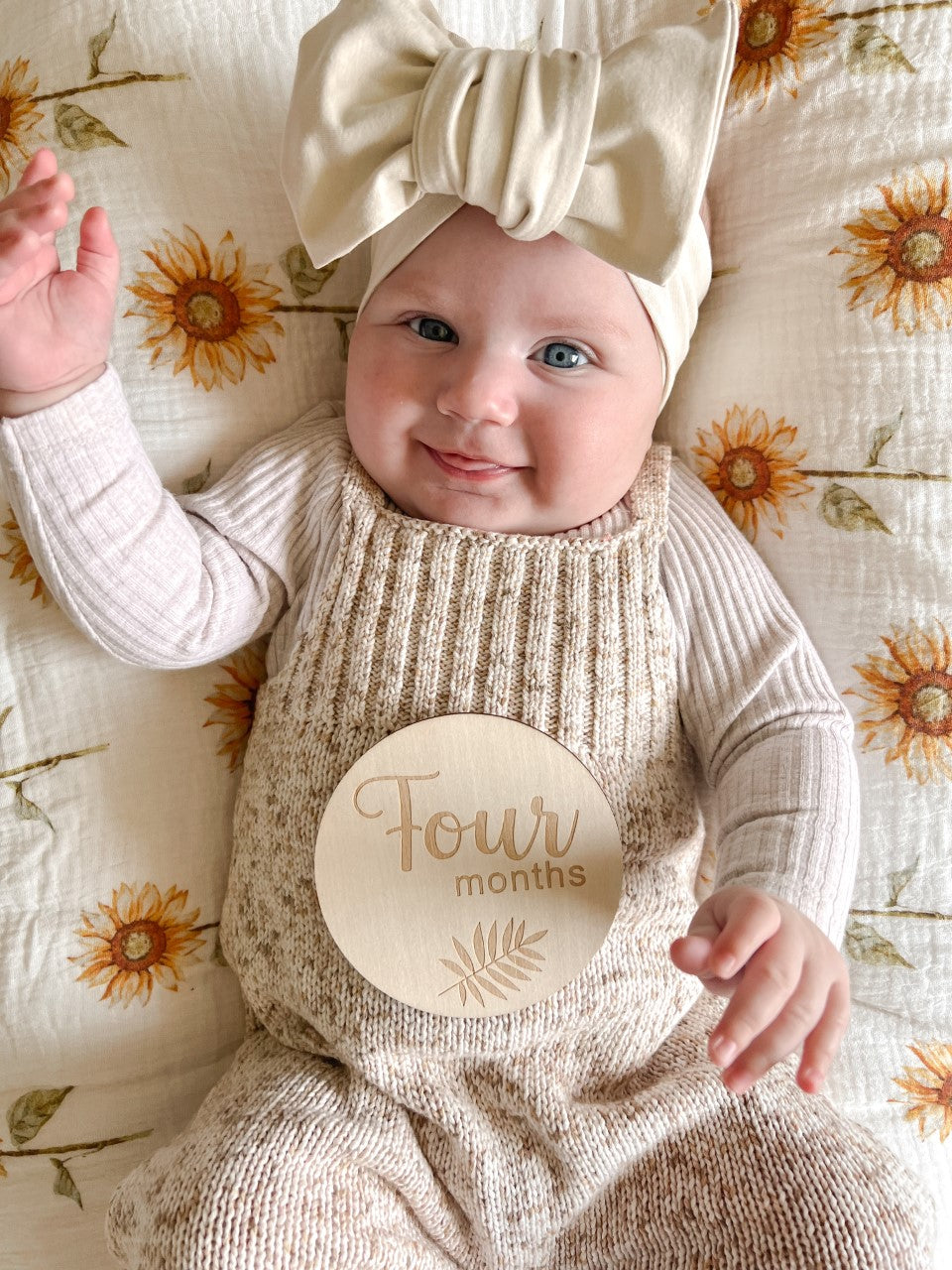 Leaf milestone plaques